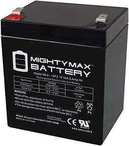 Mighty Max Battery 12V 5Ah F2 SLA Replacement Battery for Rotary Lawn Mower 189589