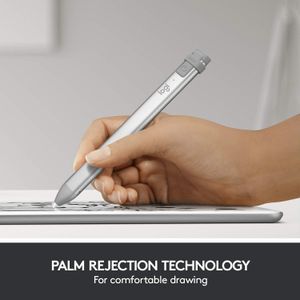 Logitech Crayon Digital Pencil – Grey Stylus for iPad