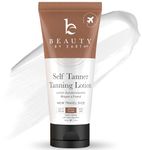 Travel Size Tanning Lotion Self Tanner - With Natural & Organic Ingredients, Non Toxic Gradual Tanning Lotion, Sunless Tanner Tanning Lotion for Fake Self Tan, Tanning Cream Autobronzant Corps