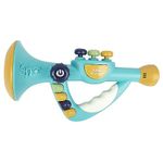 IIROMECI Musical Instrument Toys for Kids, Trumpet Toy for Kids, Educational Baby Toys for 1-3 Year Old Girls and Boys (Blue)