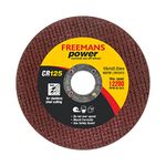 FREEMANS 5-inch Double Net Cut off Wheels Used for Metal and Stainless Steel Cutting Pack of 100 pcs - Red