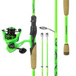 KastKing Zephyr Dual-tip Rod Spinnig Reel Combo,6ft L & ML,2000 Reel