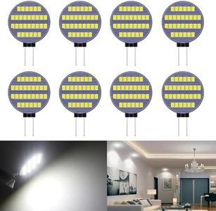 BlyilyB 8-Pack G4 LED Bulbs 2016-30SMD Bright White Color RV Camper Replacement Dome Light Reading Light Landscape Light (Use For DC12V)