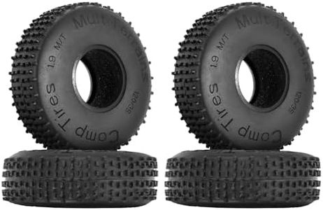 INJORA 1.9" Pneumatici Ruota -120 * 35mm Perni Comp Multi Terreinsfor Tires per TRX4 SCX10 PRO Capra Gen8 VS4-10 1/10 RC Crawler Rock Buggy
