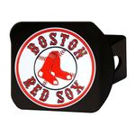 FANMATS 26528 Boston Red Sox Color Hitch Cover - Black