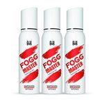 Fogg Master Napoleon Intense No Gas Deodorant for Men, Long Lasting Perfume Body Spray, 3 x 120ml (Pack Of 3)