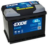 Exide Eb621 Starter Battery 62 Ah