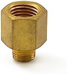 1/8" Male NPT to 1/4" Female NPT Brass Expander Bushing