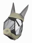 LeMieux Visor-Tek Half Fly Mask - Breathable Mesh - Fern - Large