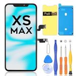 Ayake Screen Replacement for iPhone Xs Max, 6.5-inch FHD Display and Touch Digitizer Full Assembly (Face ID, 3D Touch, True Tone)