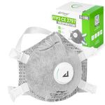 AirGearPro FFP3 Face Mask with Exhalation Valve • Filtration Respirator for Adults • Comfortable Protective FFP3 Mask for Dust, Painting, Construction • Pack of 5