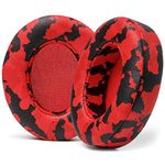 WC Wicked Cushions Replacement Ear Pads for Beats Studio 2 & 3 (B0501, B0500) Wired & Wireless | Does NOT Fit Beats Solo | Softer PU Leather, Enhanced Foam & Stronger Adhesive | Red Camo