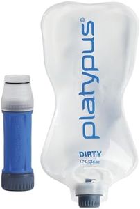 Platypus Quickdraw Ultralight 1 Liter Backpacking Water Filter System, ConnectCap & DrinkCap