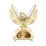 The Bradford Exchange Jewel Of Nature Robin Musical Egg