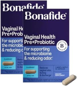 Clairvee by Bonafide. Vaginal Probiotic for Relief from Odor, Itching, & Discharge. — 2-Month Supply (30 Capsules)
