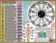 Sacred Wisdom Chart: Astrology,8.5 x 11 Inch