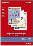 Canon HR-101N 106 GSM High Resolution Paper, A4 Size (200 Sheets)