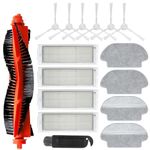 Brush Filter Accessories for Xiaomi Mi Robot Vacuum Mop Pro STYTJ02YM, For Viomi V2 P V-RVCLM21B Robotic Vacuum Cleaner (18Pcs Kit)