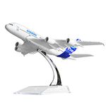 Diecast Airplane 1:400 Airbus 380 Metal （16cm） Plane Model Office Decoration or Gift by LESES