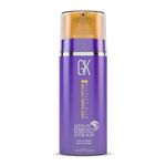 GK HAIR Global Keratin Leave In Bombshell Purple Cream (3.4 Fl Oz/100ml) Conditioning Smoothing Moisturizing Hydrating Frizz Control for Blonde Damaged Hair Removes Yellow Brassy Tones Flyaways