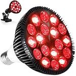 LifePro InfraGlow NIR & Red Light Therapy Lamp - Infrared Red Light Therapy Device with 18 LEDs & Clip-On Lamp - at-Home Red Light Therapy for Body, Chronic Pain Relief, Skin Wellness, & Recovery Accelaration
