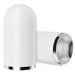 flintronic Apple Pencil Magnetic Replacement Caps, 2-Pack Protective Cap Cover, Compatible with 1st Generation Apple Pencil (White)