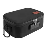 Large Smell Proof Bag with Combination Lock - Waterproof Smell Proof Case for Your Products, Heavy Duty Storage Containers Pouch,Lock-in Storage Case for Travel, Black…