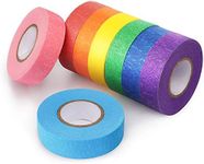 8 Rolls Colored Masking Tape Rainbo