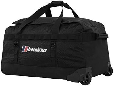 Berghaus Unisex Expedition Mule Wheeled 100 Bag, Lightweight, Durable, Water Resistant Bag for Men and Women, Black, One Size