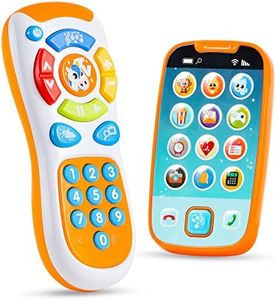 JOYIN Juguetes de Teléfonos Inteligentes para Bebés, Teléfono de Bebé con Control Remoto con Música.