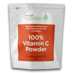 Pure Vitamin C Powder - 100% Ascorbic Acid Vitamin C Powder, Pharmaceutical Grade - Nothing Added, Non GMO & Made in The UK (1kg).