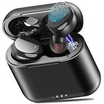 TOZO T6 True Wireless Earbuds Bluetooth 5.3 Headphones Touch Control with Wireless Charging Case IPX8 Waterproof Stereo Earphones in-Ear Built-in Mic Headset Premium Deep Bass