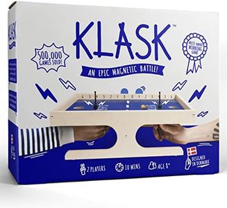 KLASK: The Magnetic Award-Winning Party Game of Skill - for Kids and Adults of All Ages That's Half Foosball, Half Air Hockey