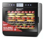 Magic Mill Food Dehydrator Machine - Easy Setup, Digital Adjustable Timer, Temperature Control | Keep Warm Function | Dryer for Jerky, Herb, Meat, Beef, Fruit and to Dry Vegetables