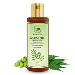 TNW-THE NATURAL WASH Pure Neem Oil 100ml | Enriched With Neem Seeds | Neem Oil for Hair & Skin | Neem Oil For Face | Reduces Pimples, Acne & Cure Fungal Infection | 100% Pure & Natural Neem Oil