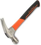 Great Neck HG20S 20 oz. Fiberglass Handle Straight Claw Hammer | Durable Home Improvement Tool | Drop Forged Steel Head | Smooth-Face Hammer Won’t Leave Marks | Powerful & Precise