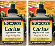 Schultz Indoor Cactus Succulent Liquid Food 4 fl.oz 2 Pack Combo