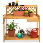 Best Choice Products SKY1172 Potting Bench Outdoor Garden Work Bench Station