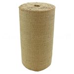 CleverDelights 14" Natural Burlap - Industrial Grade - 50 Yard Roll - Tight-Weave Jute Burlap Fabric