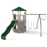 Lifetime 290633 Adventure Tower Playset, Earthtone