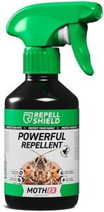 RepellShield Moth Repellent Wardrobe Spray -250 ml- Lavender Formula for Clothes, Drawers & Carpets - Natural Anti Moth Protection for Textile Storage, Bedrooms, Furniture, Home Use & Wardrobe Care UK