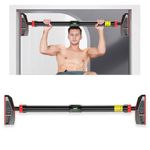 Cockatoo Pull-Master Pull Up Bar for Home, No Screws Chin Up Bar with Locking Mechanism Max Load 200Kg Adjustable (70 to 100 CM)