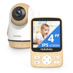 HelloBaby Baby Monitor with Camera and Night Vision-29H Battery Life, No WiFi Needed,1000ft Long Range FHSS Secure,Temperature,ECO Mode,Pan-Tilt-2x Zoom, 2-Way Talk
