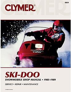 Ski-Doo Snowmobile Shop Manual: 1985-1989 (S829)