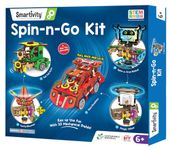 Smartivity 20in1 Spin-n-Go Kit for Kids Ages 6-7-8-9-10-11-12 I Build a Moving Robot, CAR, Airplane & More I Birthday Gifts for Boys & Girls | DIY Science Toy for Kids 6-12 Years Old,multicolor