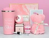 Birthday Pamper Gifts for Women, Candles Gifts for Women, Gifts for Mum, Coffee Cup Travel Mug Women Gift Set for Her Mum Best Friend Girlfriend Sister on Birthday Christmas Valentine's Day