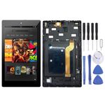 Daguys OEM LCD Screen for Amazon Kindle Fire HD 7 2019 9th M8S26G Digitizer Full Assembly with Frame（Black