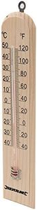 Silverline Wooden Thermometer -40° to +50°C (490745)