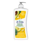 St. Ives Hydrating Body Lotion for hydrated, healthy-looking skin Vitamin E & Avocado paraben-free 600 ml