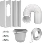 FFXWTSF Portable Air Conditioner Window Kit with 5.9” Exhaust Hose, Adjustable Universal Window Seal for AC Unit…
